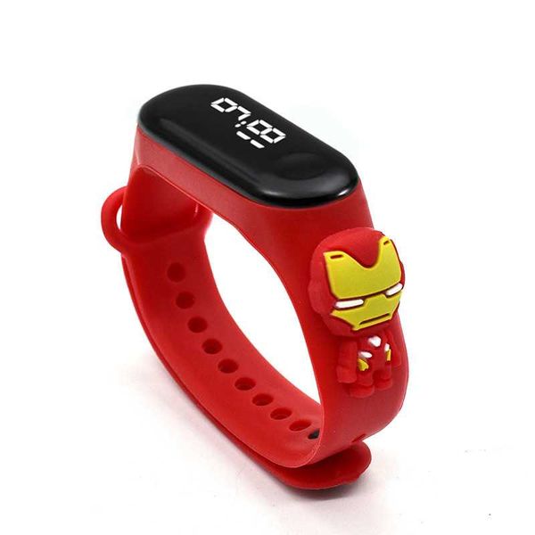 New LED Waterproof Electronic Watch Plastic Bracelet Children Touch Watch.