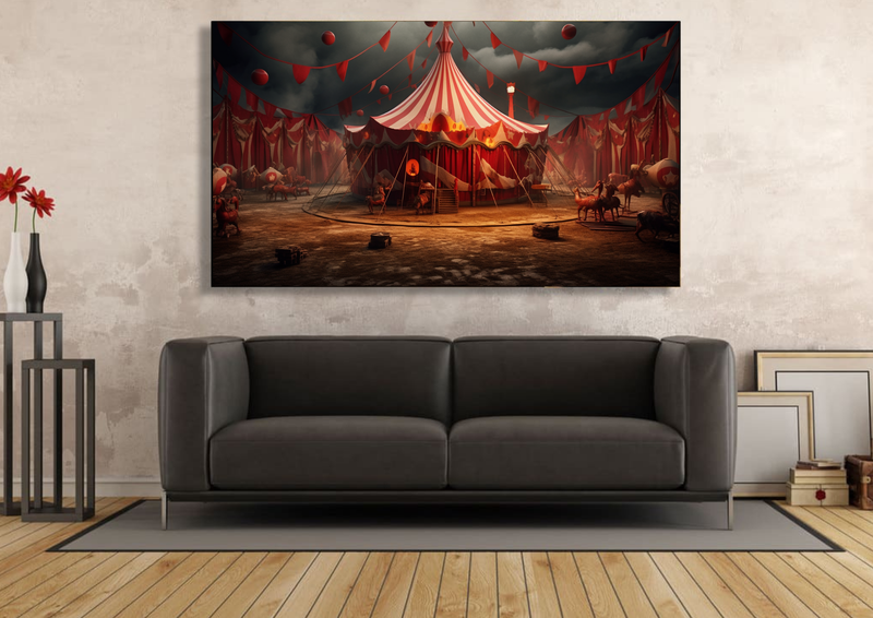 Canvas Wall Art - Circus of Illusions Abstract - IM0197