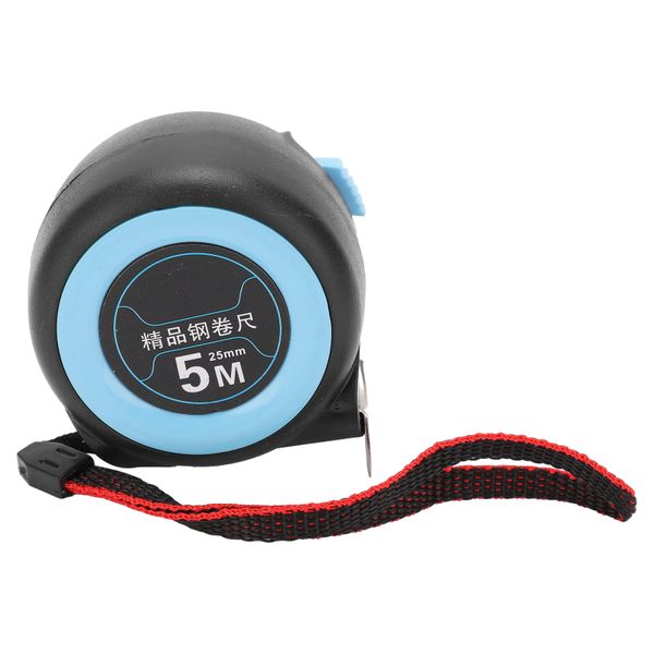 Self-Locking Retractable Tape Measure 5m x 25mm for Construction