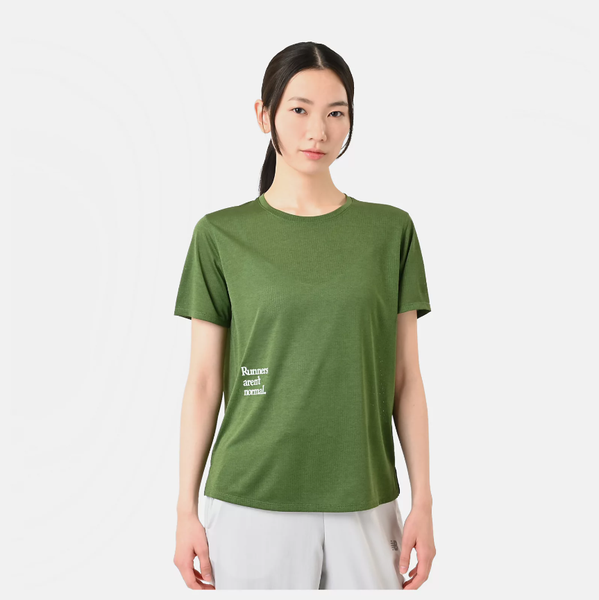 New Balance Women's NB Athletics Short Sleeve Graphic Tee - Alpine Green