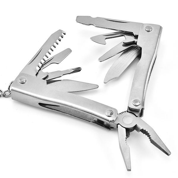 1 Piece Heavy Duty Folding Pliers - Stainless Steel Tool For Camping And Repairs