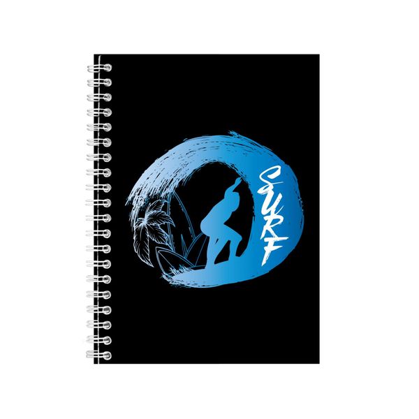 Wave Surf Notebook Gift Idea Writing Book Notepad Pad 60