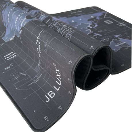 JB LUXX HD Printed Version XXL Gaming Mouse Pad – WORLD MAP