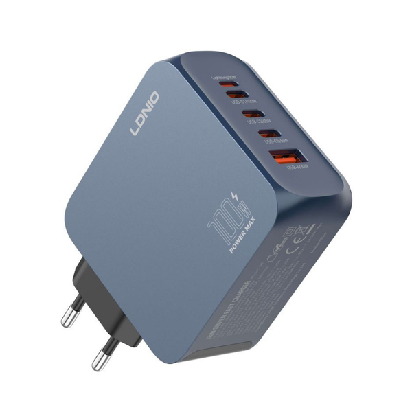100W USB-C Fast Charger-Multi-Port Power Adapter For Mobile-LDNIO Q8