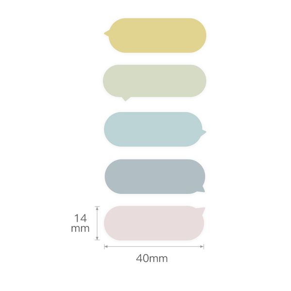 Niimbot - D11/D110 - 14*40mm - 160 Thermal Labels - Bubble B Design