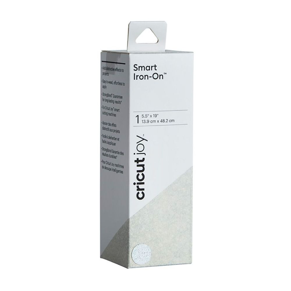 Cricut Joy Smart Glitter Iron-On 14x48cm White 2008059 | Shop Today