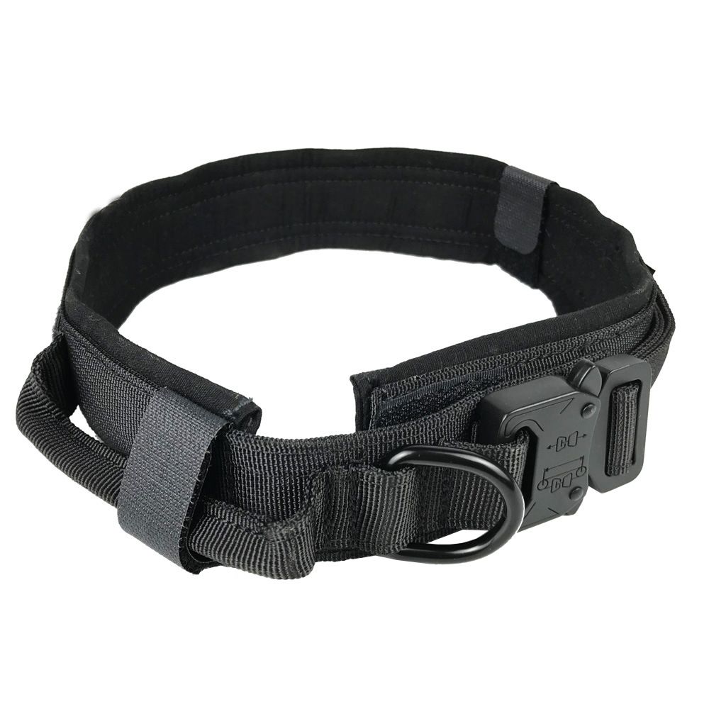 Adjustable Tactical Military Dog Training Collar with Metal Buckle ...