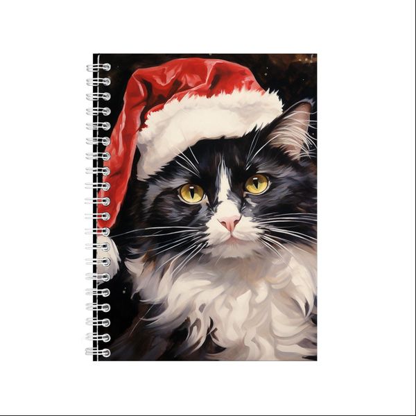 TUXEDO CAT IN CHRISTMAS A5 Notebook Gift Idea Notepad 228