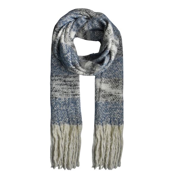 Lily &amp; Rose Mix Print Tassel Scarf