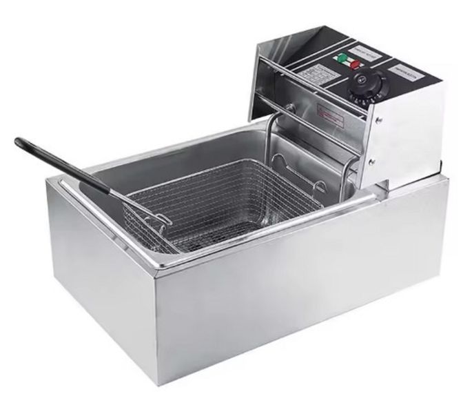 Stainless Steel Countertop Electric Removable Basket Deep Fryer