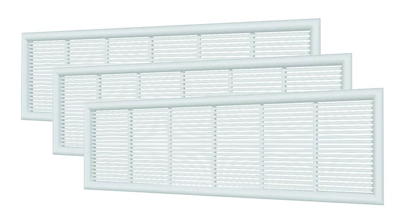 Ventilation wall, door, panel cover grilles 227x67mm - 3 pieces