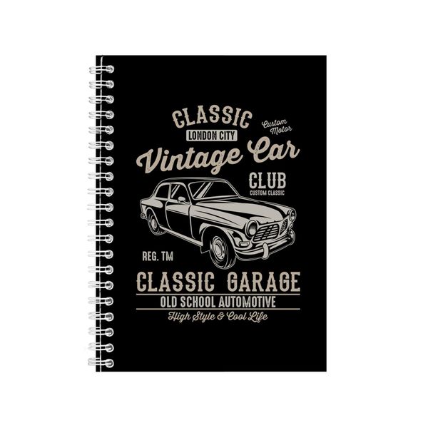 Vintage Car Club Notebook Car Gift Idea A5 notes 125