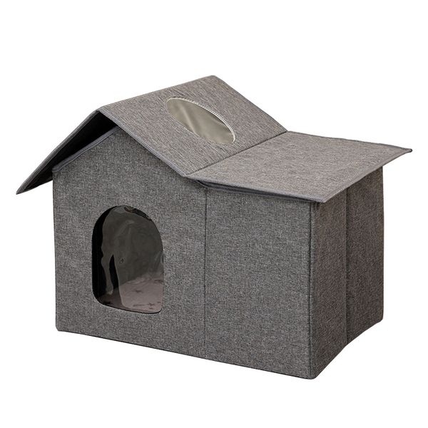 MIkaco Foldable Portable Pet Cat House Nest