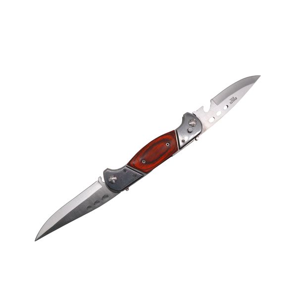 Unique Tactical Two Blade Flick and Lock Knife - 35cm