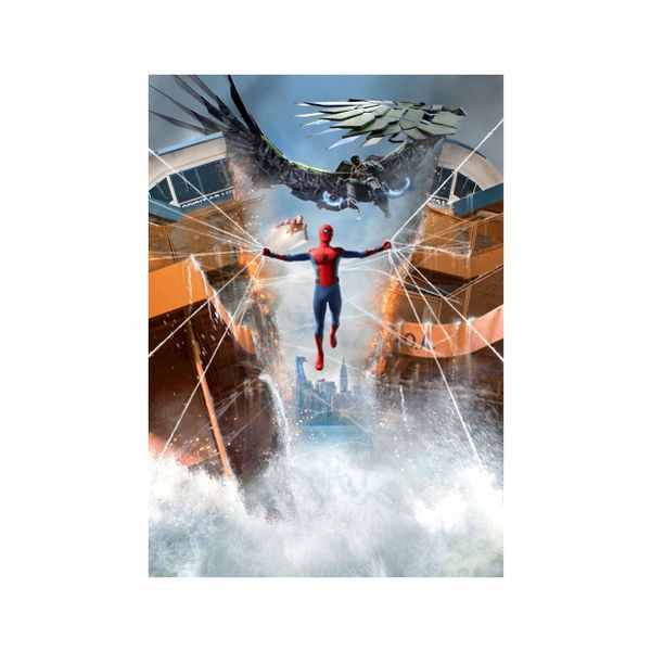 Saving the day Spidey - A1 poster