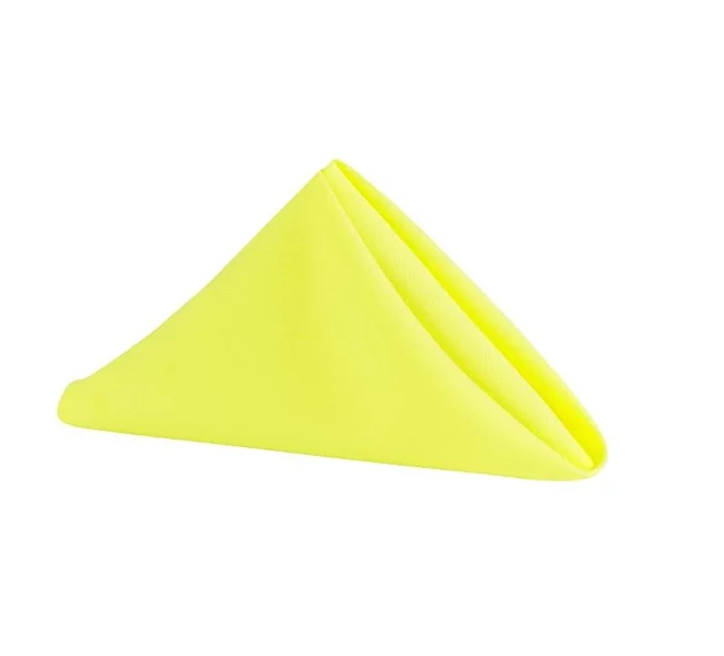 Set of 10 Napkins 35cm- Yellow