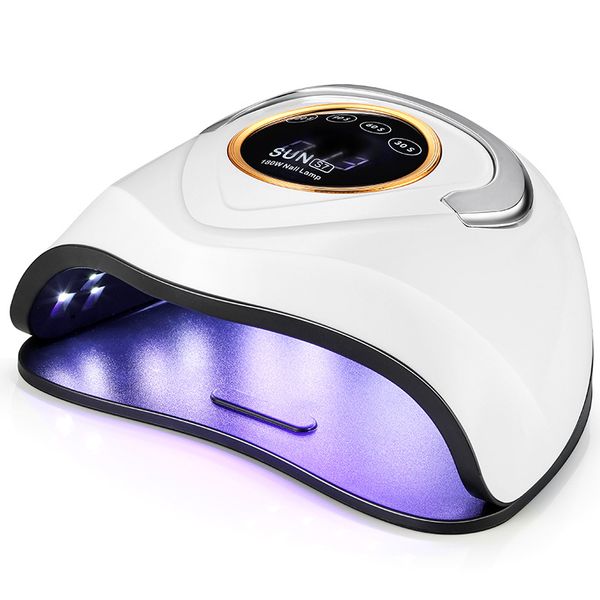 180W UV/LED Nail Lamp - Auto Sensor Gel Dryer with LCD Display &amp; Timer