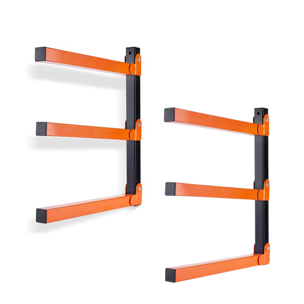 Arfast-3 Level Heavy-Duty Wall-Mounted Lumber &amp; Tool Storage Rack(2Pack)