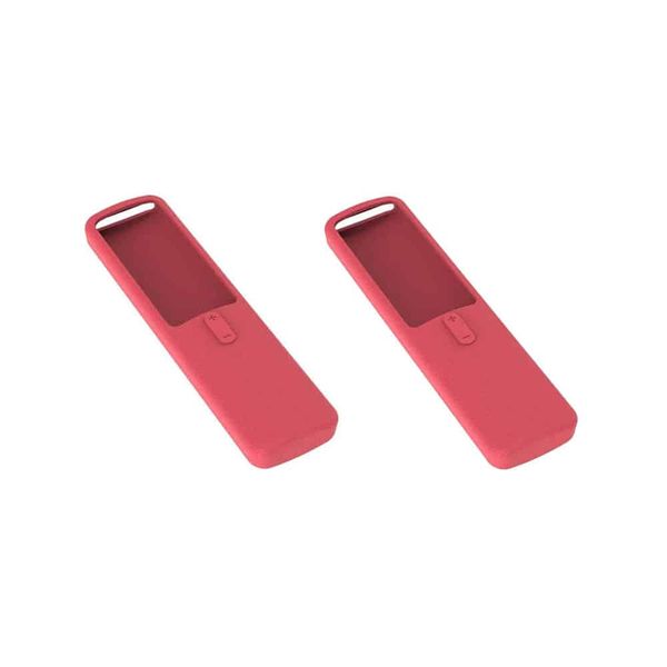 Killer Deals TV Remote Silicone Protector for Xiaomi MI Box 2018 - Red - 2 Pack