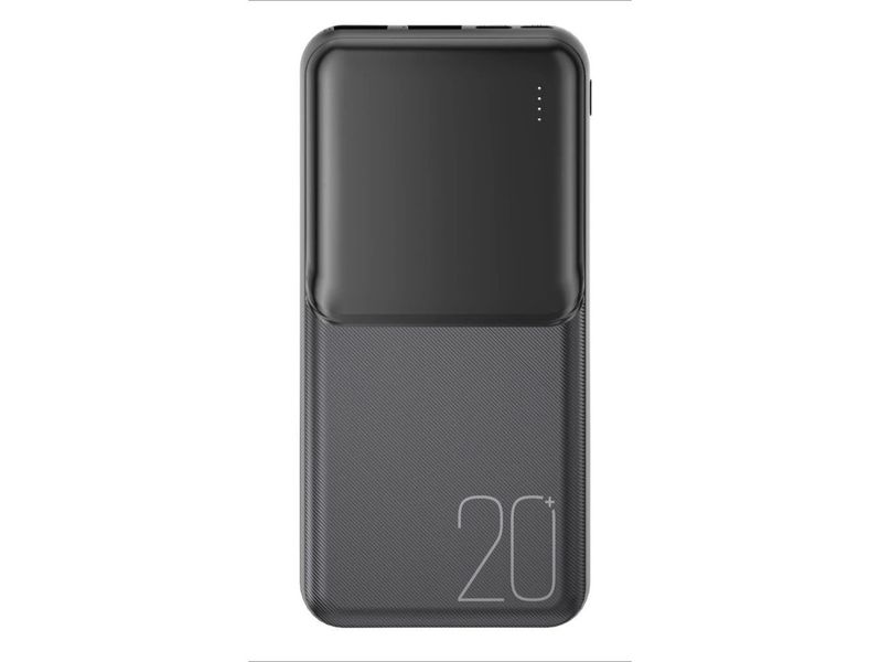 XO Polymer 20000 Mah Power Bank Black Dual Input/Out