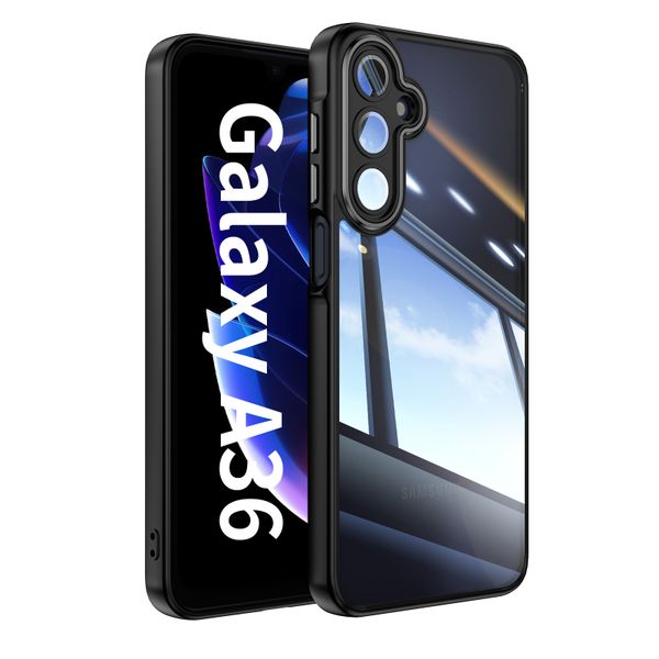 Lens Protector Hard Transparent Phone Case Compatible With Samsung A56
