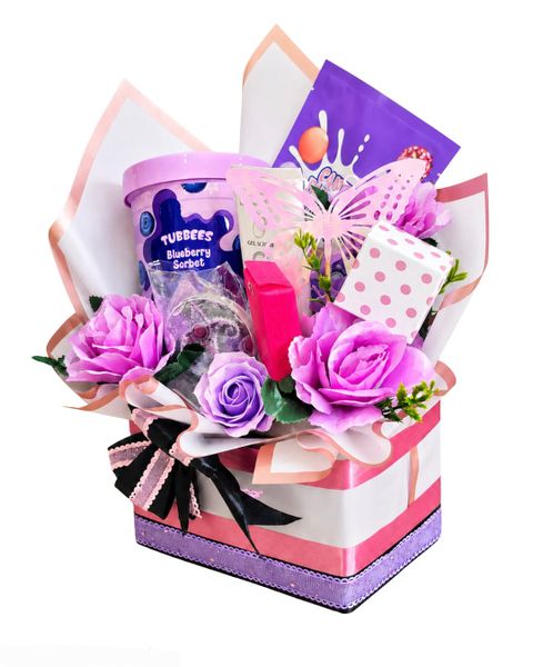 Bouquet of Gifts - Tubbees Blueberry Sorbet Perfume Gift Set - Purple