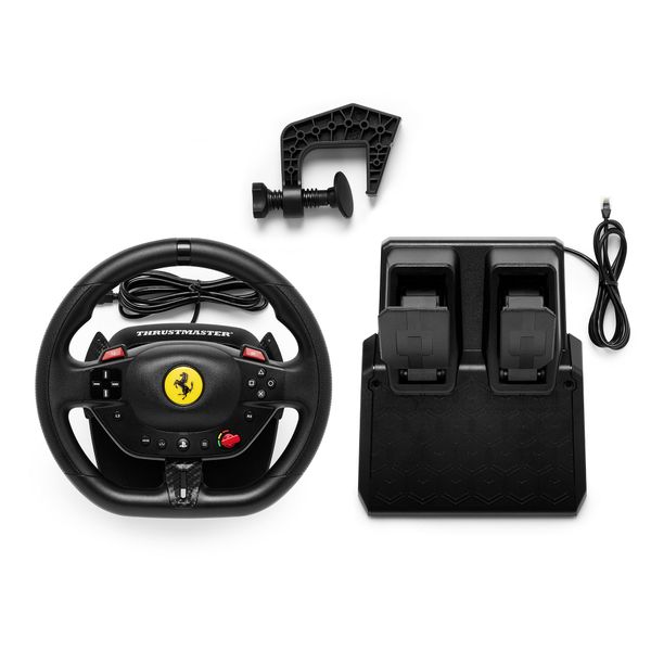 Thrustmaster T98P Ferrari 296 Wheel and Pedal