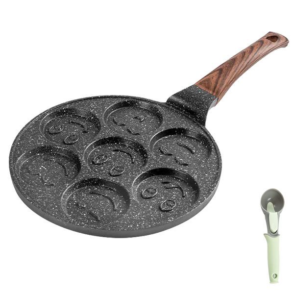 Optic Aluminum Alloy Non-Stick Breakfast Smile Face Mold Pancake