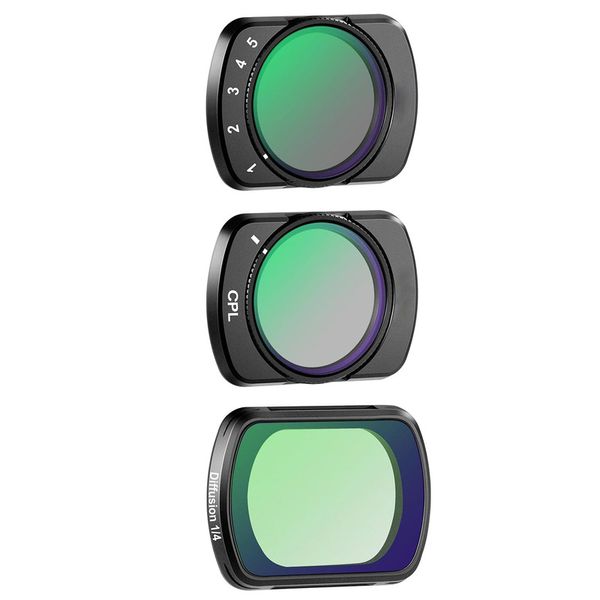 3Pcs Magnetic ND Filter Set Compatible with DJI Osmo Pocket 3 Creator Combo