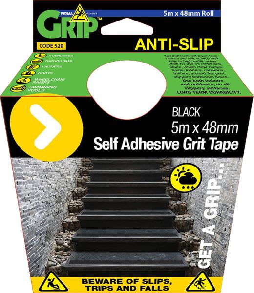 Perma Anti-Slip Grip Tape Black - 5m x 48mm