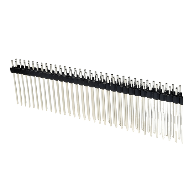 710801-21MM 2.54mm 80 Way 2 Row DIL Pin Header Straight Gold Pins