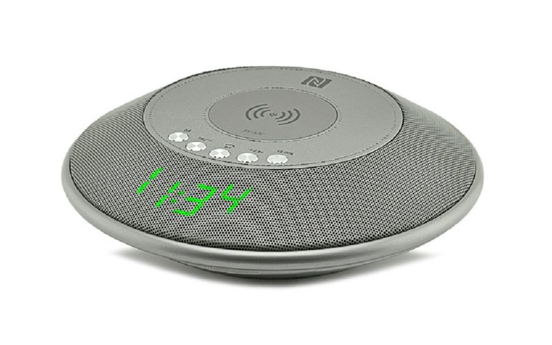 Aodasen JY-32C Wireless Charging Bluetooth Speaker Hands Free Alarm Clock