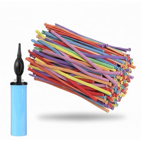 Vibrant Modeling Sculpting Balloons - 200 Pack for Twisting and Sculpting Image