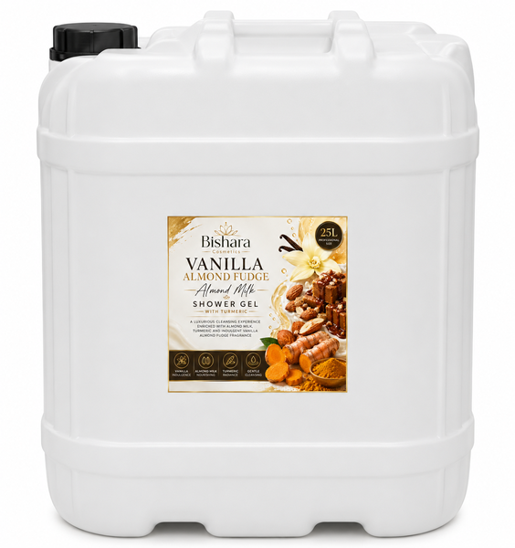 Bishara Cosmetics 25L Vanilla Almond Fudge Shower Gel