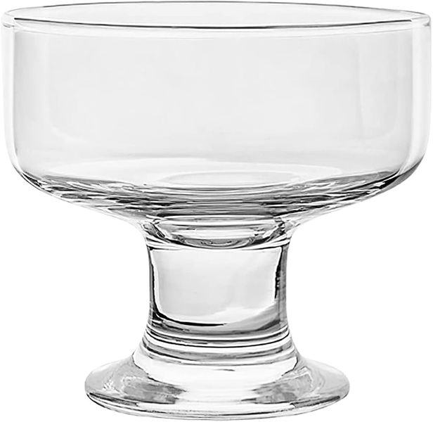 Premium Crystal Dessert Bowls 4 Pack