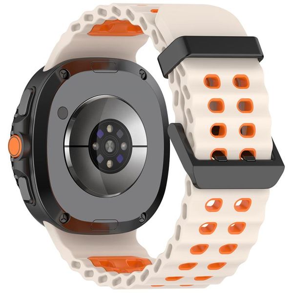 Two-tone Silicone Strap Compatible with Samsung Galaxy Watch 8/8 Classic
