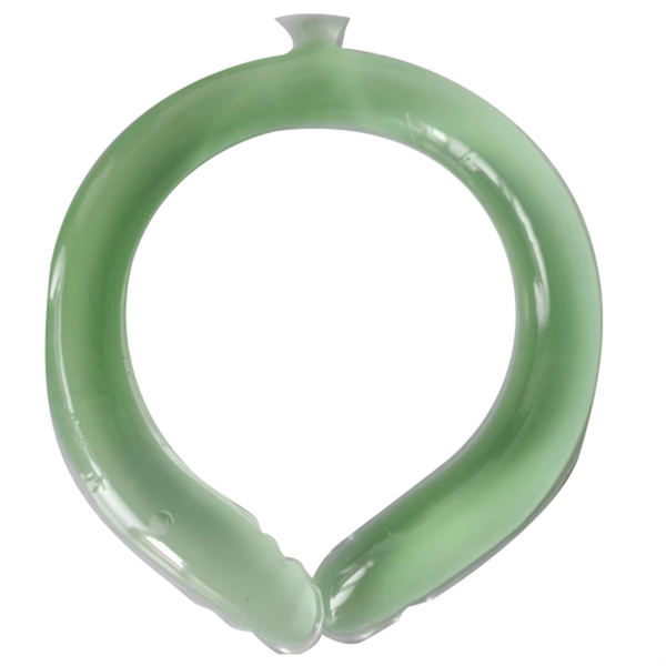 Neck Cooling Tube Wearable Cooling Neck Wrap for Summer Heat Green