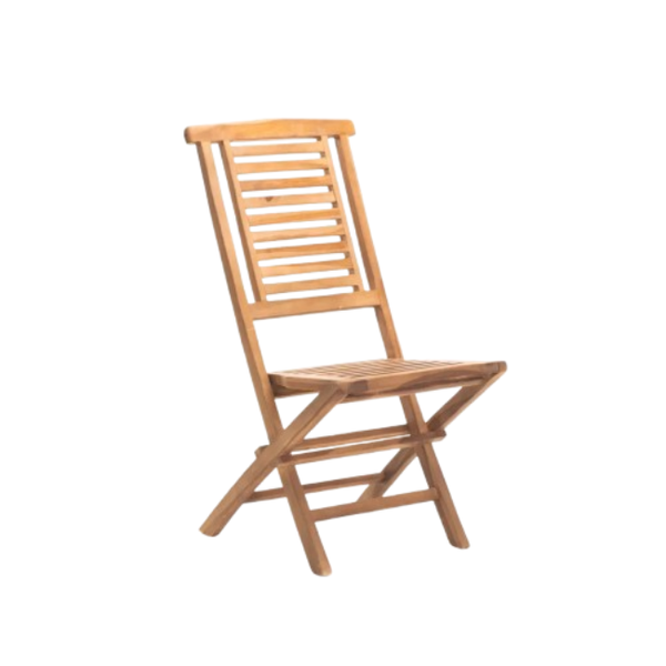 Premium Teak Wood Folding Chair for Garden &amp; Patio