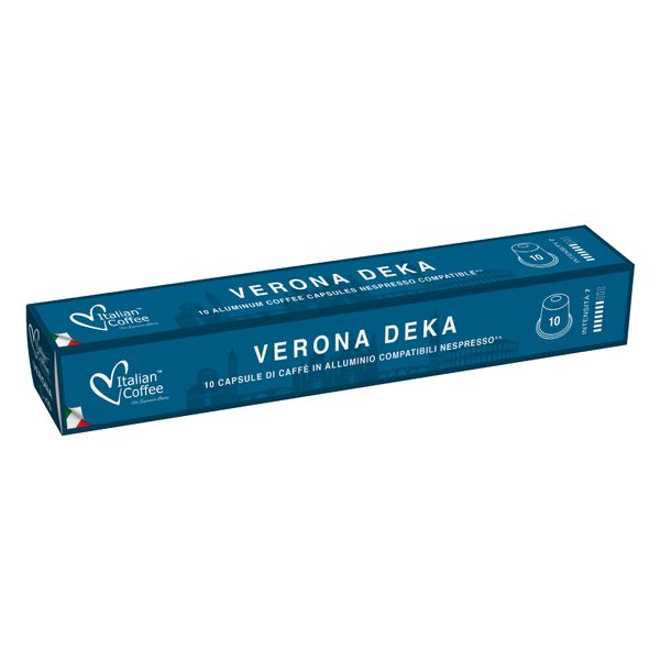 Italian Coffee Verona Deka - Nespresso compatible Aluminium coffee capsules