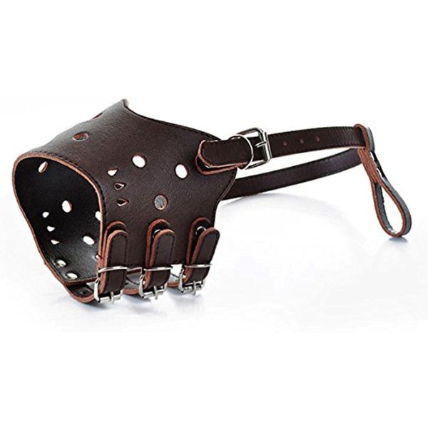 FURAS Dog Leather Muzzle