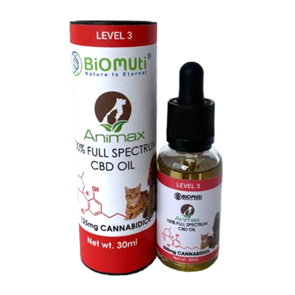 Biomuti - CBD Oil for Cats &amp; Dogs - Level 3 (30ml)
