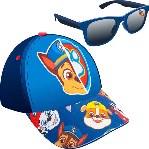 PAW PATROL By Nickelodeon Official Licensed Kids Peak Cap &amp; Sunnies Set