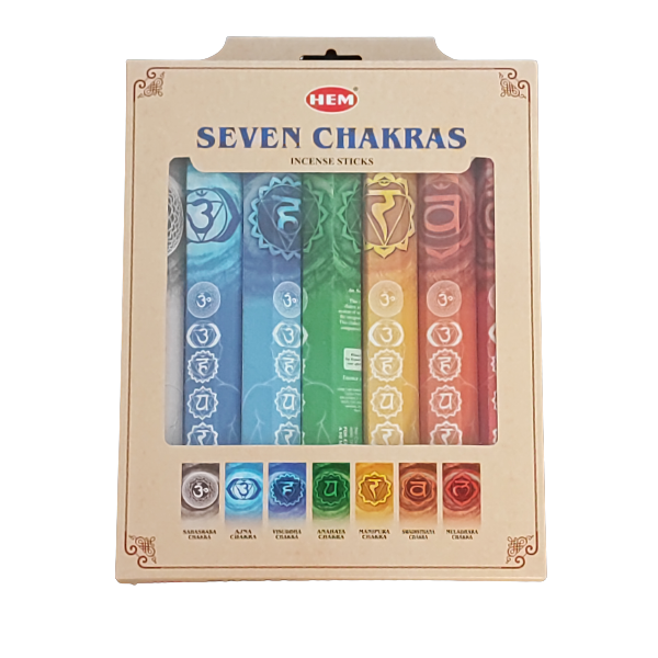 HEM Seven Chakras Incense Sticks Gift Pack