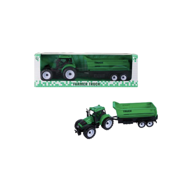 Modern Design Toys- Green Farmer Tractor x1