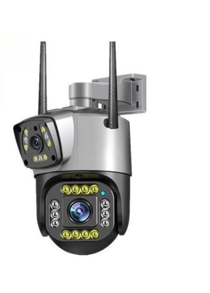 4MP Wifi 4G PTZ Dual Lens HD Night Vision Human Body Detection Camera