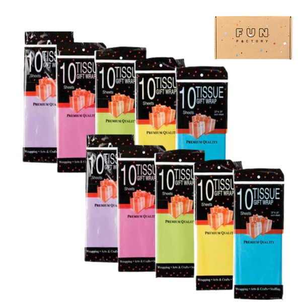 Party Gift Tissue Paper Set - Pack of 12