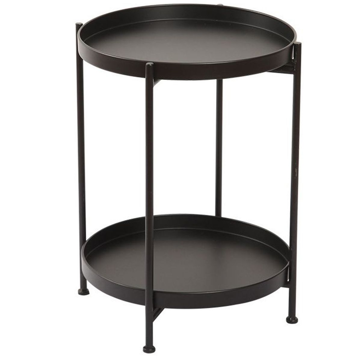 2-Tier coffee table removable double tray coffee table