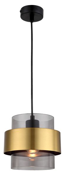 Ambient Glow Smoked Glass Pendant - PEN856 Gold