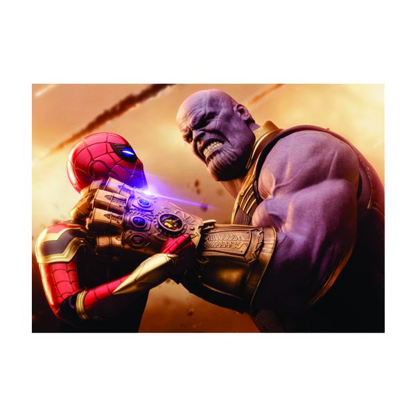 Thanos and Spiderman - A1 Poster