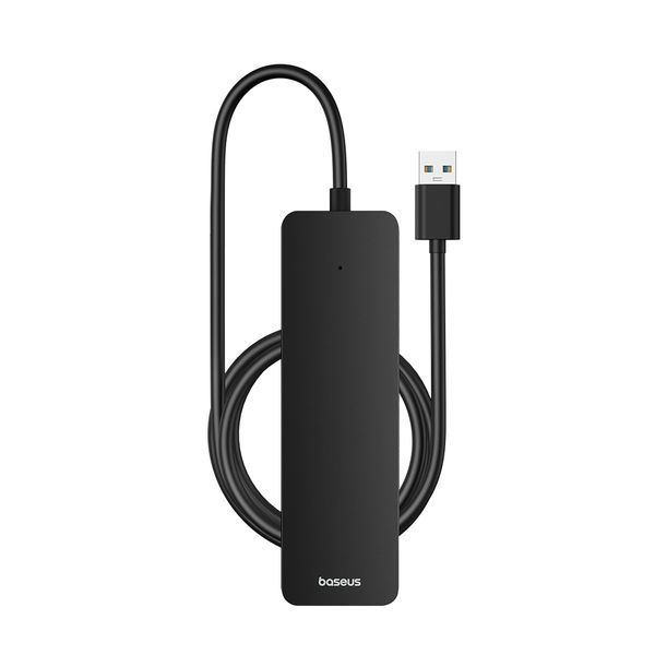 Baseus UltraJoy Series 4 Port USB 3.0 Hub Lite 100cm Cable - Cluster Black